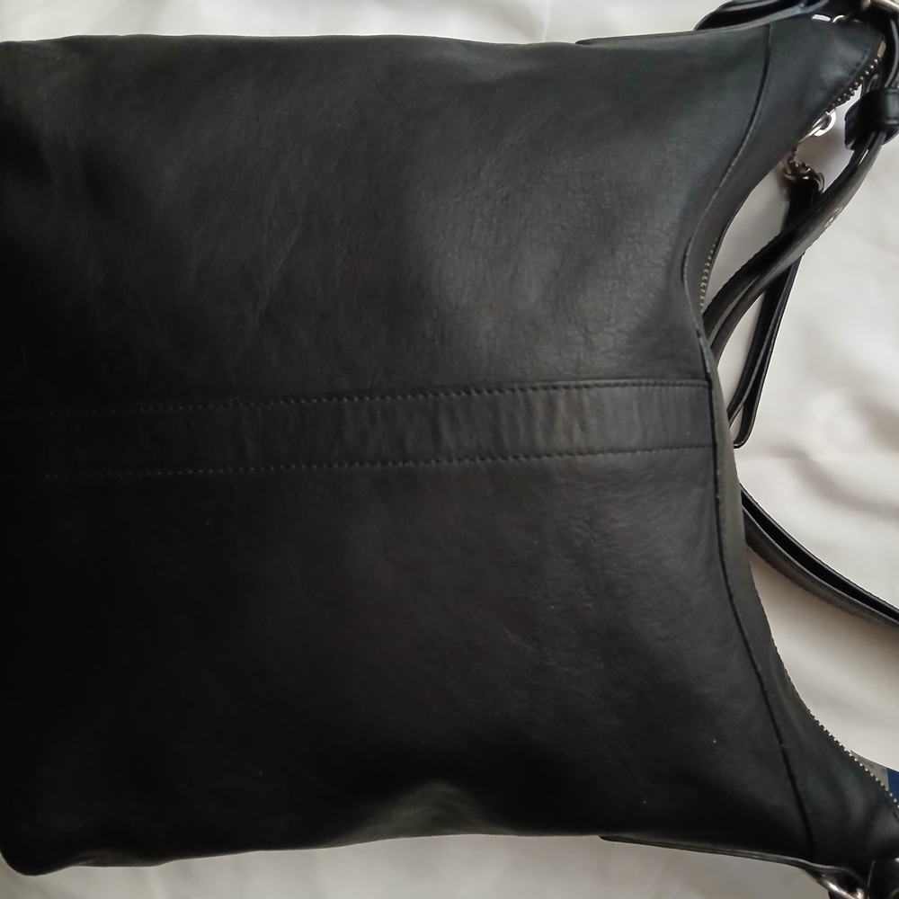 Coach Black Leather Crossbody Bag